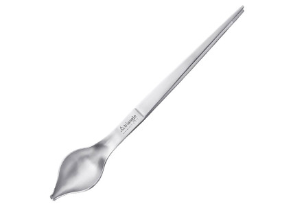 Pince à dressser inox avec cuillère plume - Triangle