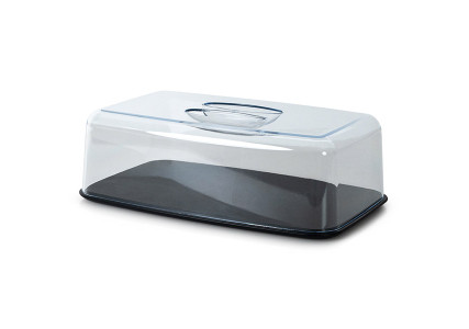 Plateau à fromage rectangulaire plateau Duracore avec couvercle plastique
