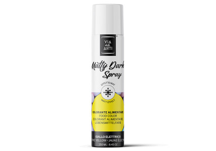 Colorant spray effet mat jaune électrique