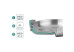Casserole inox induction Trichef avec couvercle verre - Lacor