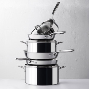 Sautoir inox induction Trichef avec couvercle verre - Lacor