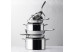 Sautoir inox induction Trichef avec couvercle verre - Lacor