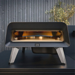 Four &agrave; pizza Pro &agrave; gaz avec sole tournante - Forge Adour