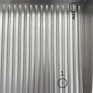 Plancha &eacute;lectrique acier chrom&eacute; 1/2 lisse 1/2 rainur&eacute;e 2400W Profil Line - Hendi - D&eacute;class&eacute;