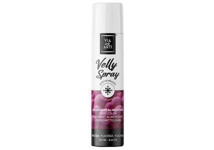 Colorant spray effet velours rose fushia