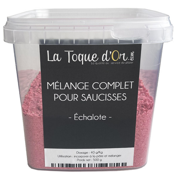 M&eacute;lange complet pour saucisses &eacute;chalote - DDM Courte