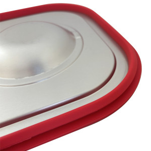 Couvercle inox &eacute;tanche pour bac gastronorme