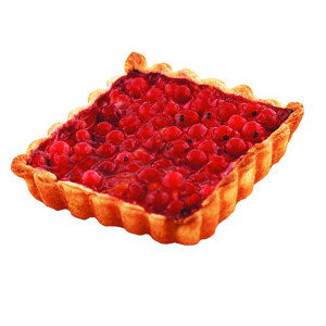 Moule &agrave; tartelette carr&eacute; acier anti-adh&eacute;sif
