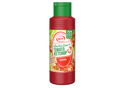 Sauce ketchup Martha 70% tomates Hela - bouteille 300 ml