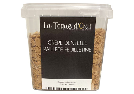 Crêpe dentelle pailleté feuilletine - Cacao Barry