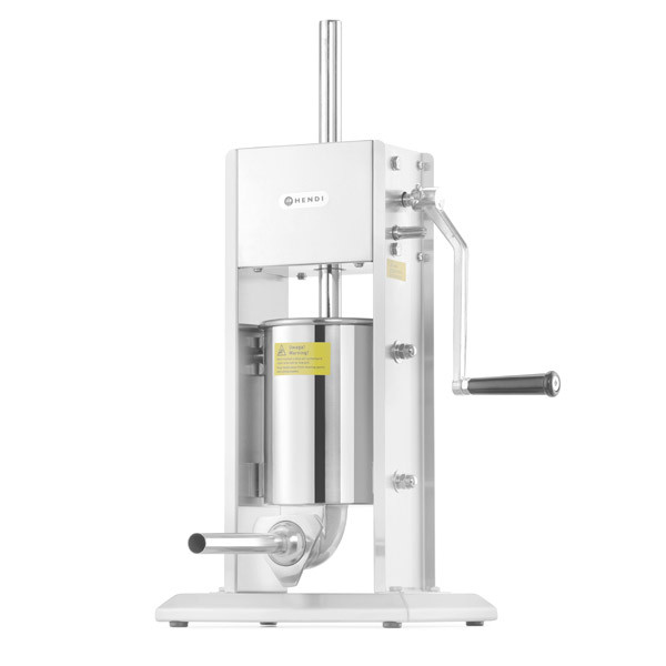 Poussoir &agrave; saucisses manuel inox cuve verticale 3 L