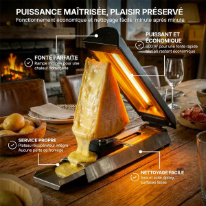 Appareil &agrave; raclette 1/6 de meule - Compact Pro