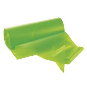 Poche &agrave; douille jetable antid&eacute;rapante verte (x100)