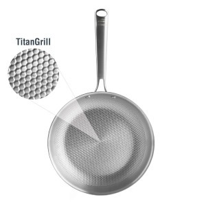 Po&ecirc;le inox induction int&eacute;rieur titane nid d'abeilles - Titanium