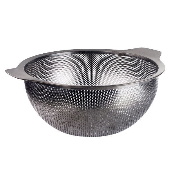 Passoire ronde inox noir